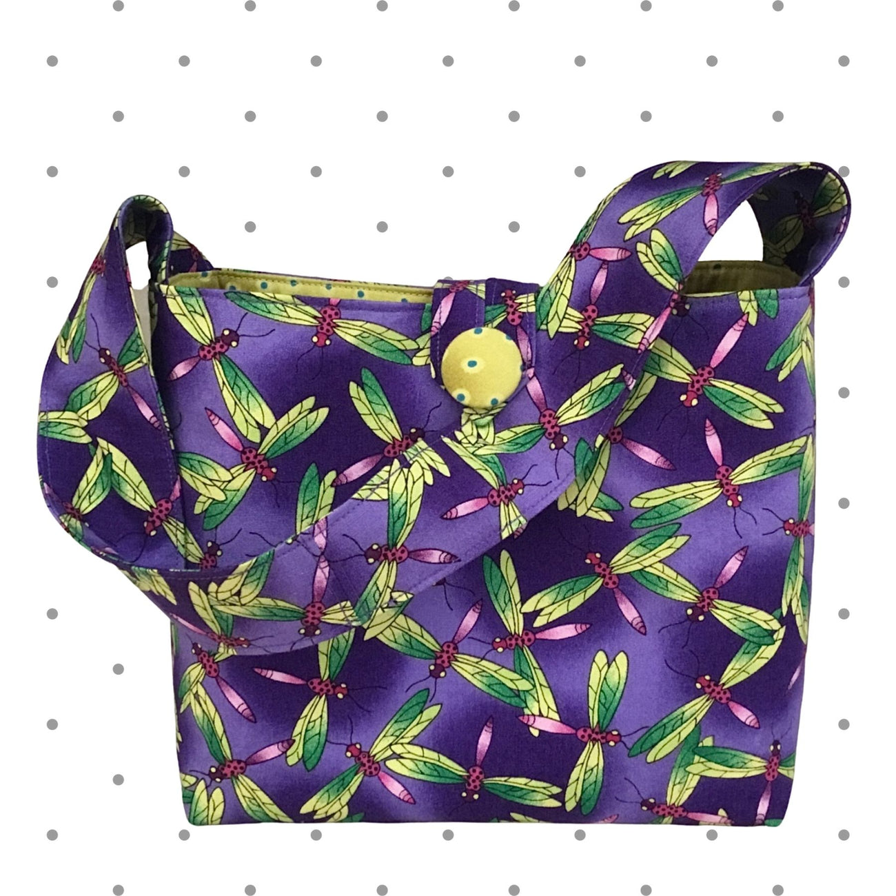 Purple Fireflies Purse