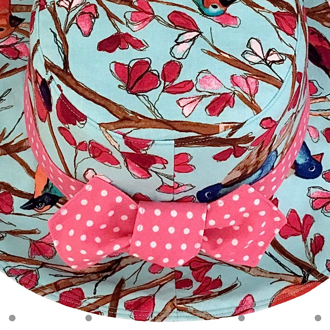 Birds in Blue Hat (5-7 yrs) or Purse