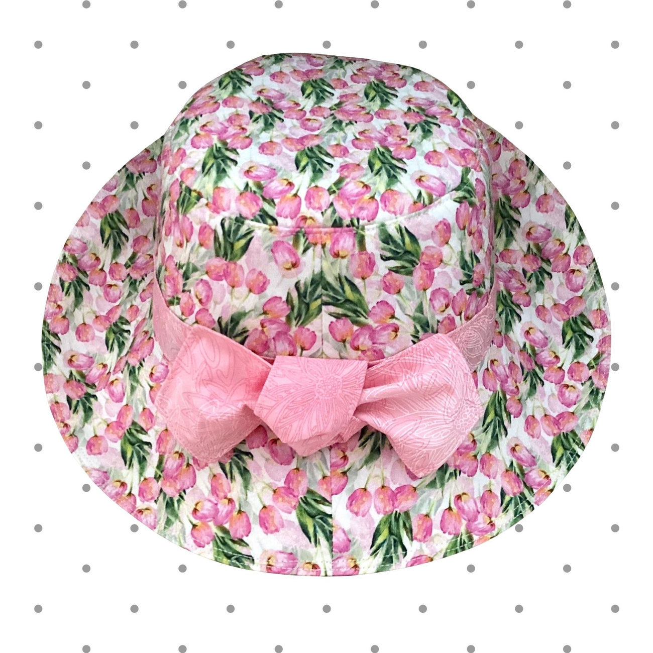 Tiny Tulips Hat (18 mos-3 yrs) or Purse