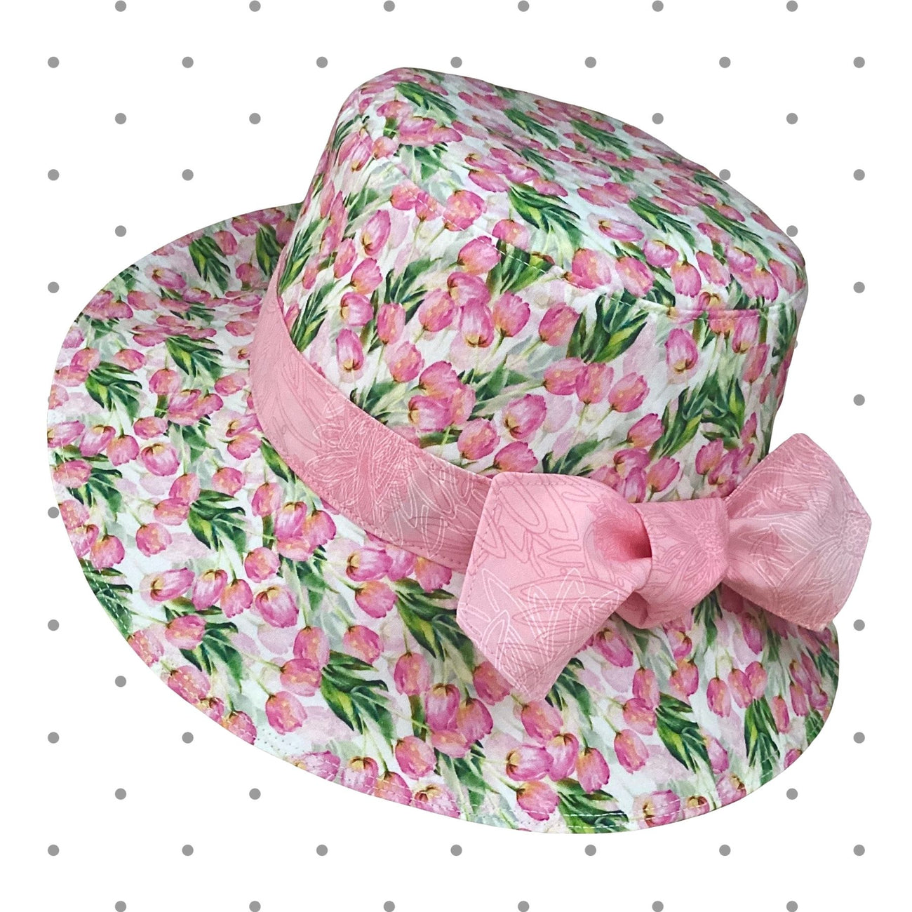 Tiny Tulips Hat (18 mos-3 yrs) or Purse