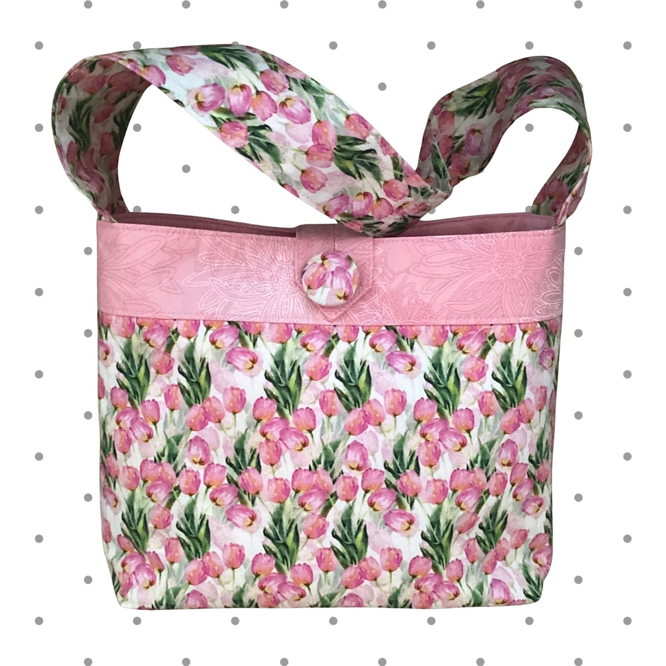 Tiny Tulips Hat (18 mos-3 yrs) or Purse