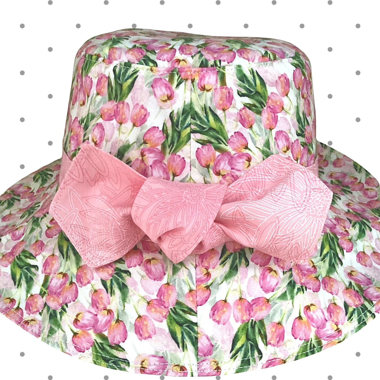 Tiny Tulips Hat (18 mos-3 yrs) or Purse