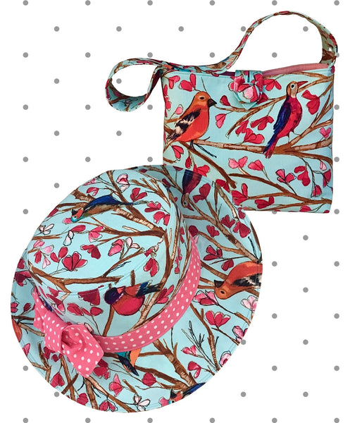 Birds in Blue Hat (4-6 yrs) or Purse