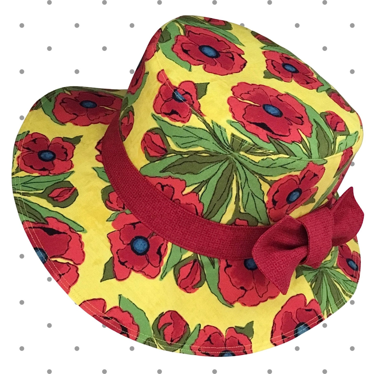 Poppin’ Poppies Hat (4-6 yrs) or Bag