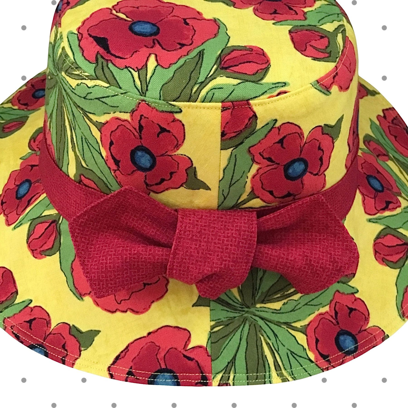Poppin’ Poppies Hat (4-6 yrs) or Bag